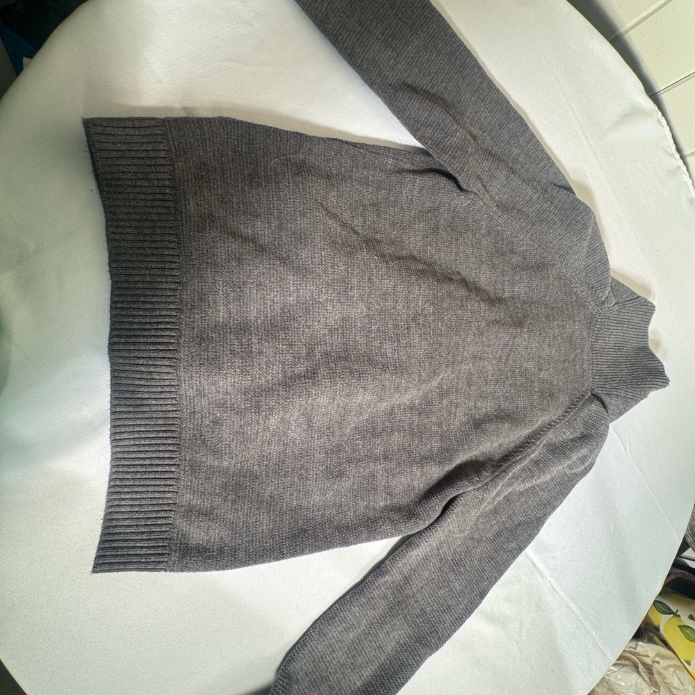 Gray Button-Up Cardigan - Picture 4 of 4